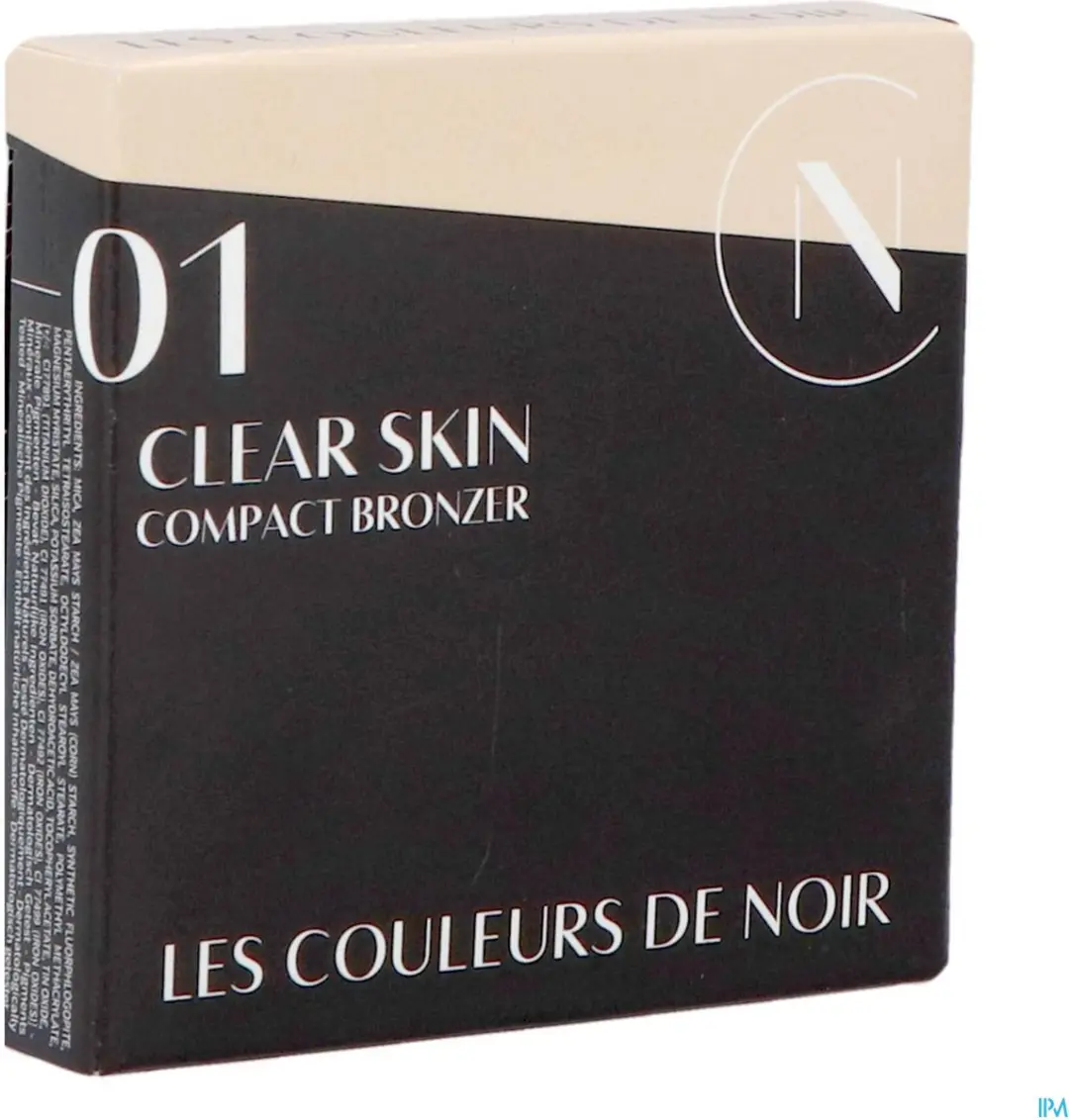 Les Couleurs de Noir Clear Skin Compact Bronzer Light