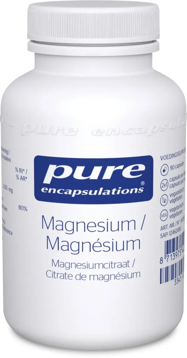 Pure Encapsulations Magnesium Citraat 90 Capsules