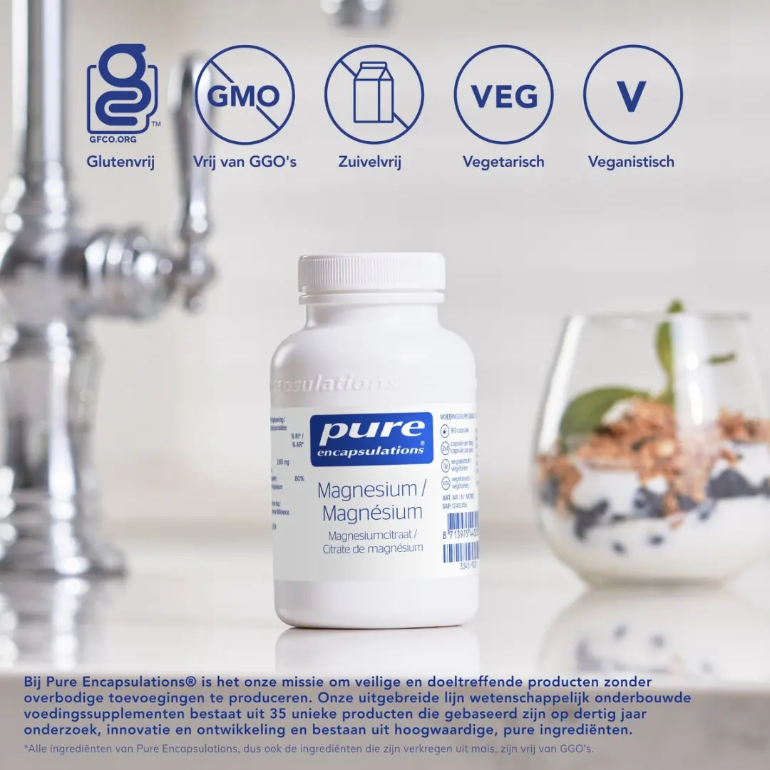 Pure Encapsulations Magnesium Citraat 90 Capsules
