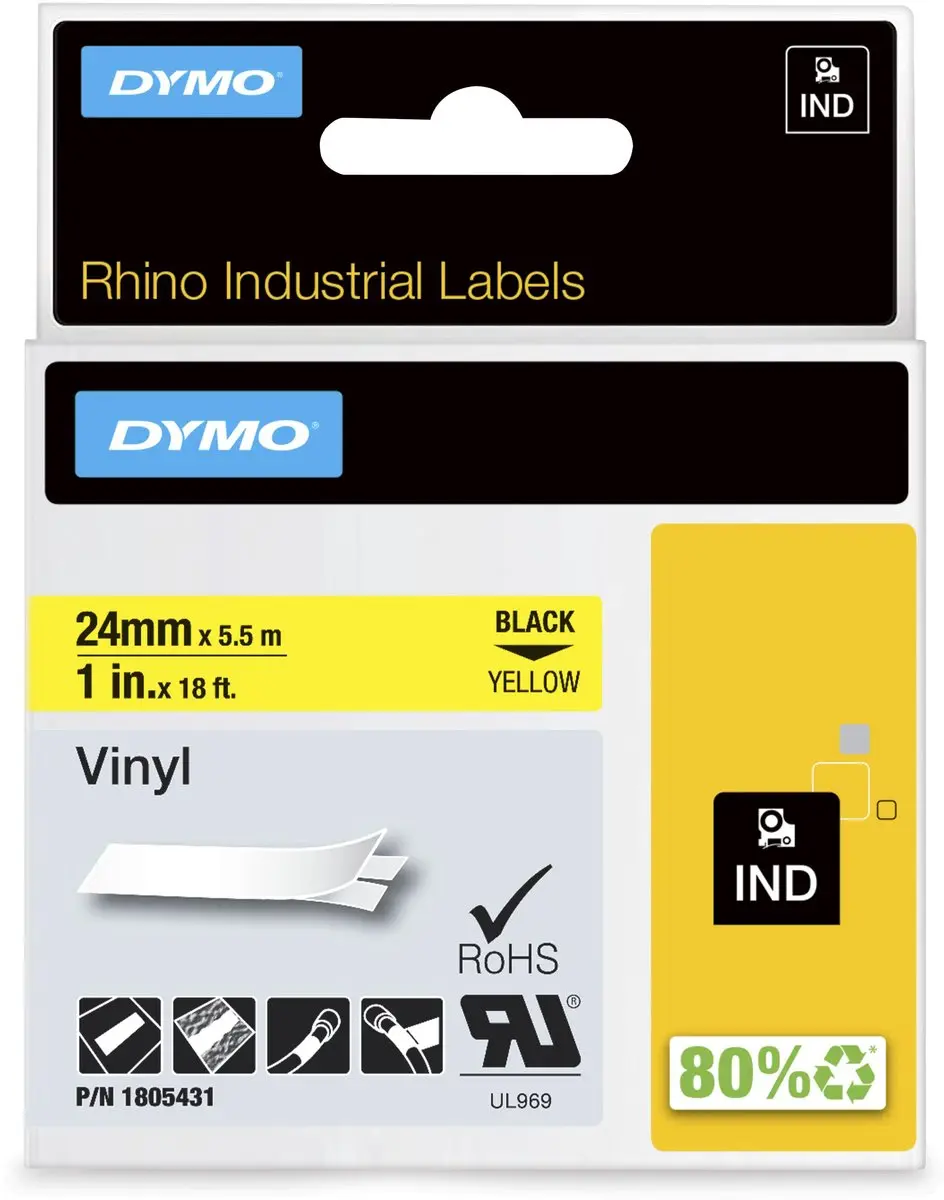 DYMO Rhino 1805431 Zelfklevende Labels