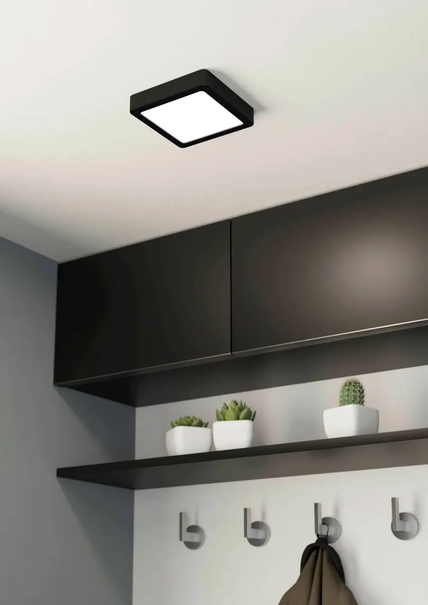 Eglo Fueva 5 Opbouwlamp LED 16cm - Zwart - Dimbaar - afbeelding 5 van 6
