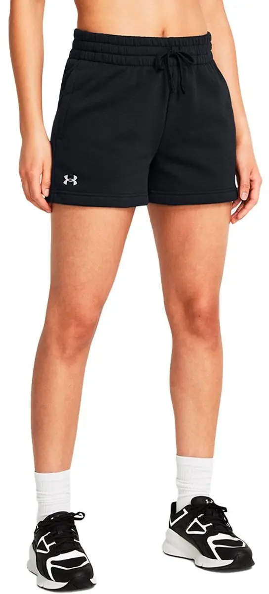 Under Armour Damen Rival Fleece Short - S - Black - afbeelding 6 van 6