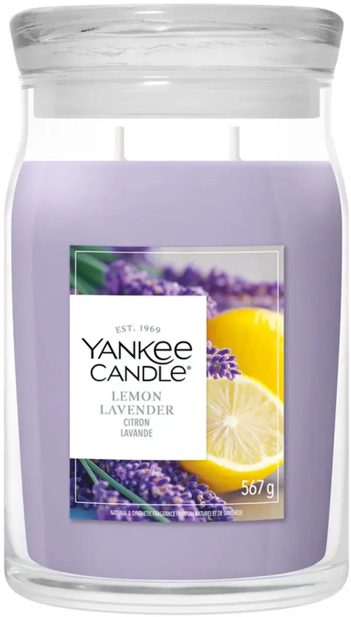 Yankee Candle Lemon Lavender Grote Geurkaars