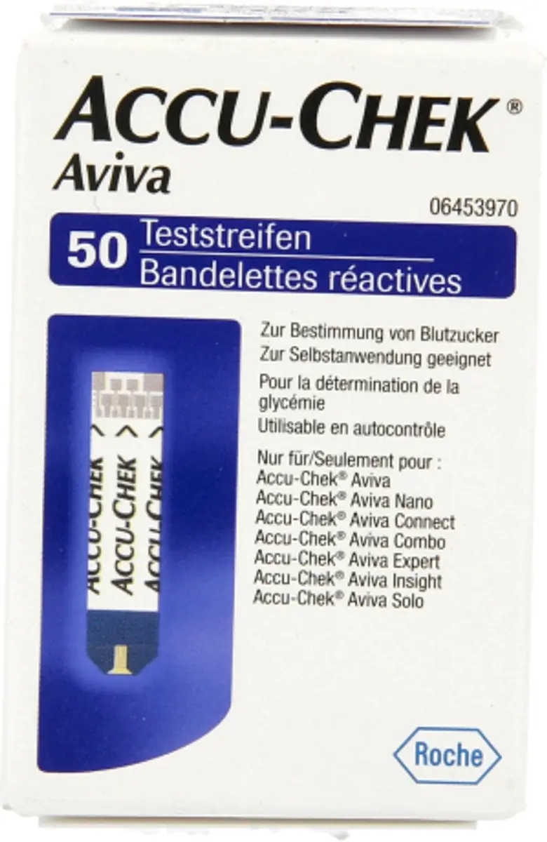 Roche Accu-Chek Aviva Teststrips - 50 Stuks - afbeelding 2 van 6