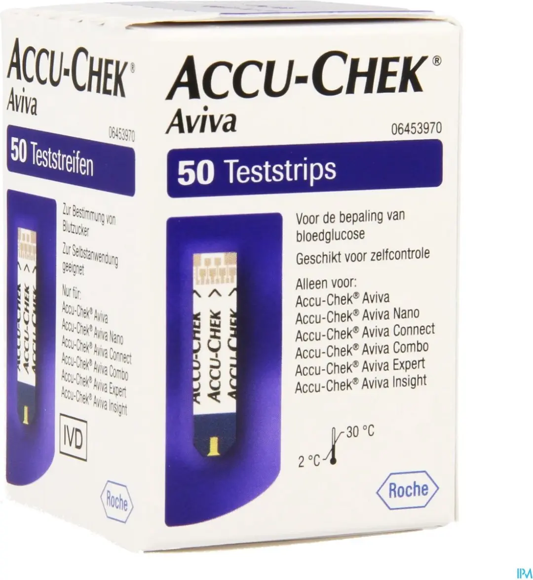 Roche Accu-Chek Aviva Teststrips - 50 Stuks - afbeelding 6 van 6