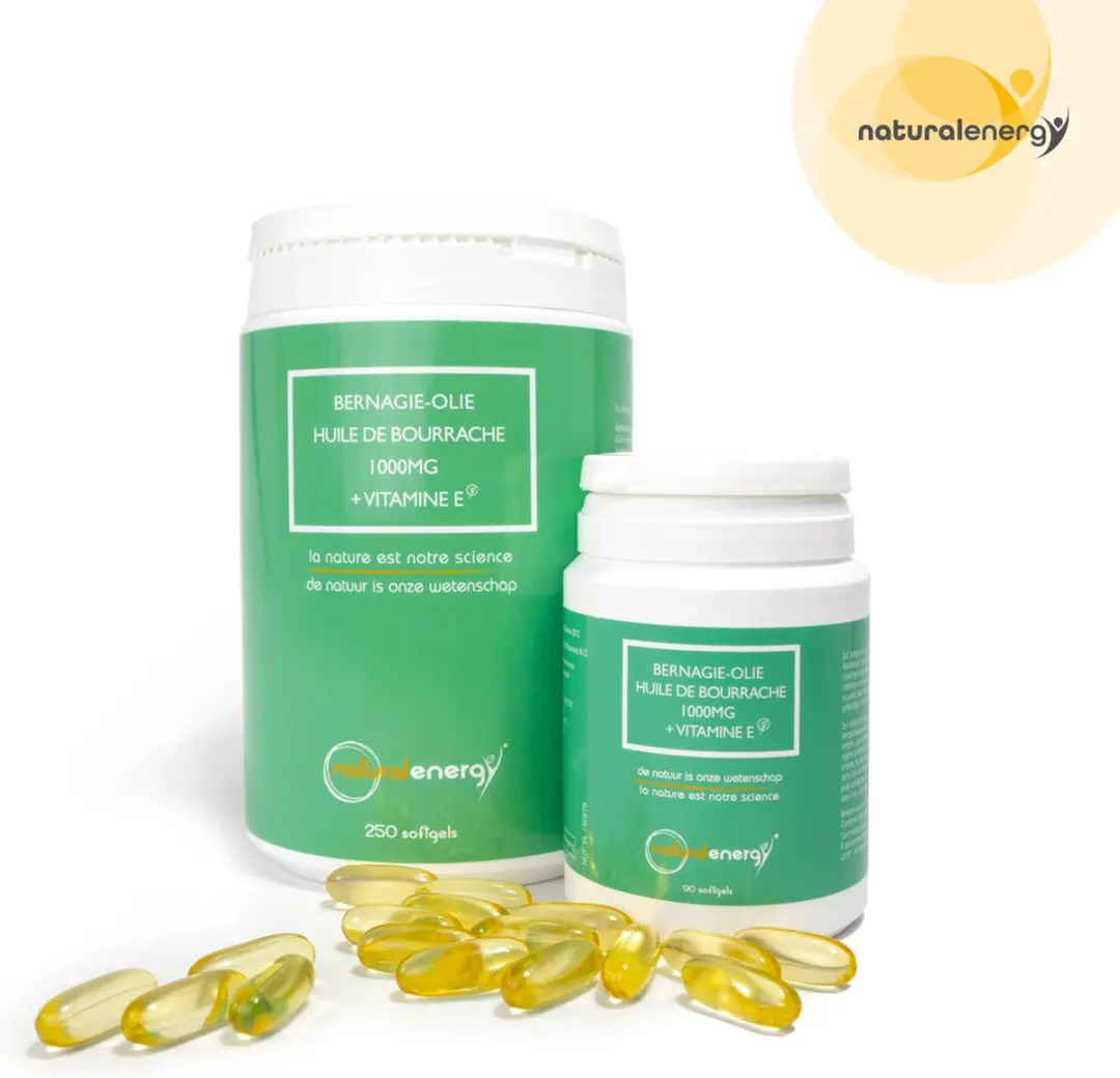 Natural Energy Bernagie Olie 90 Softgels