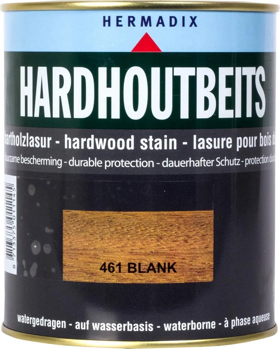 Hermadix Hardhout Beits 461 Blank - 0,75 liter - afbeelding 3 van 6
