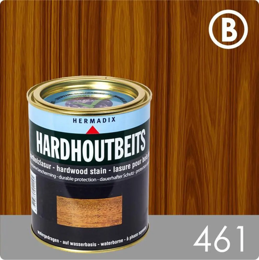 Hermadix Hardhout Beits 461 Blank - 0,75 liter - afbeelding 6 van 6
