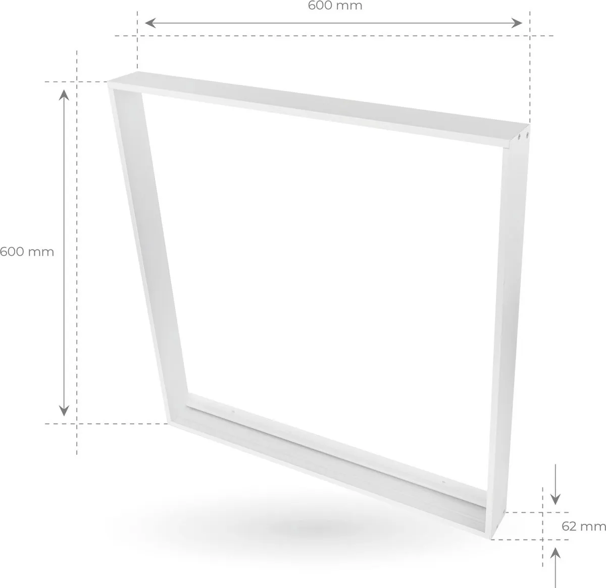 Ledvion Inbouwframe LED Paneel 60x60cm - Wit - afbeelding 3 van 6