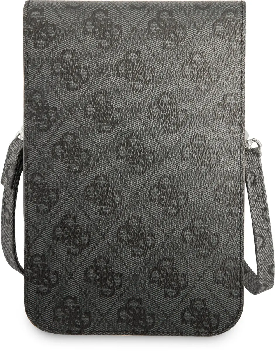 Guess PU 4G Triangle Universele Telefoonhoes - Zwart - afbeelding 5 van 6