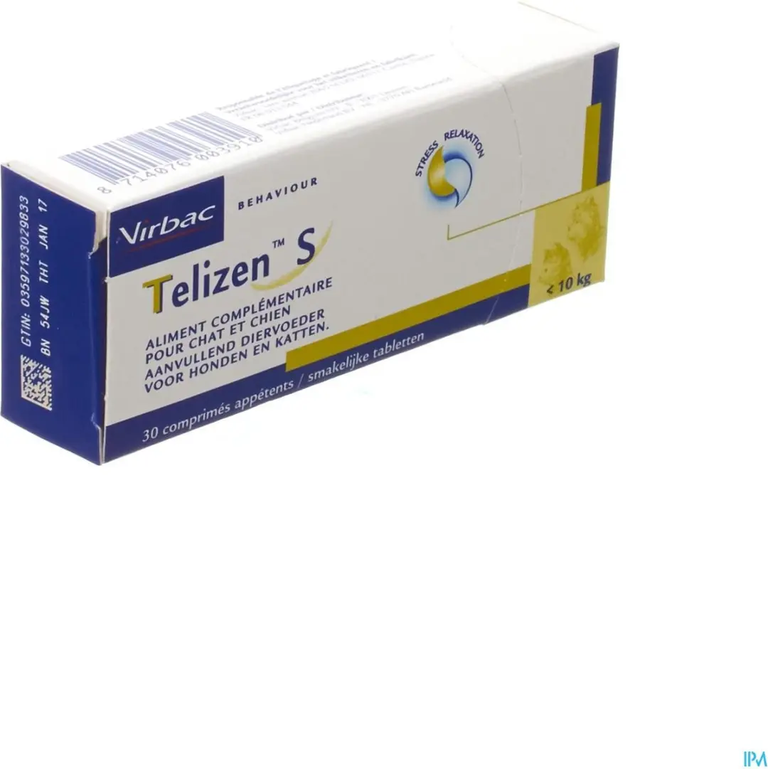 Virbac Telizen Antistress 50mg - 30 Tabletten