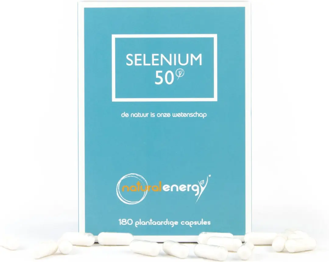 Natural Energy Selenium 50 180 Vegan Capsules