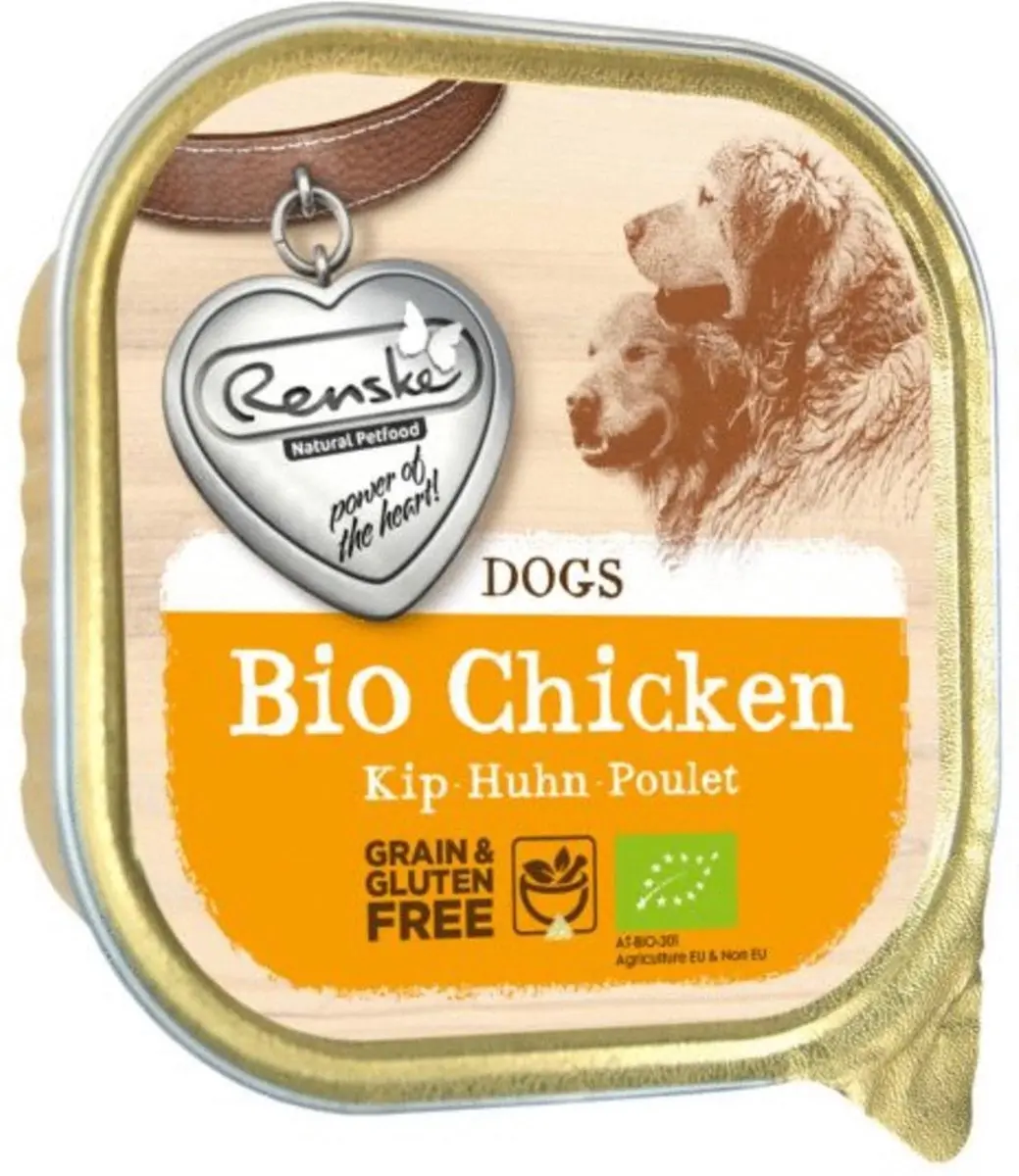 Renske Adult Bio Alu Kip Graanvrij Hondenvoer 300g