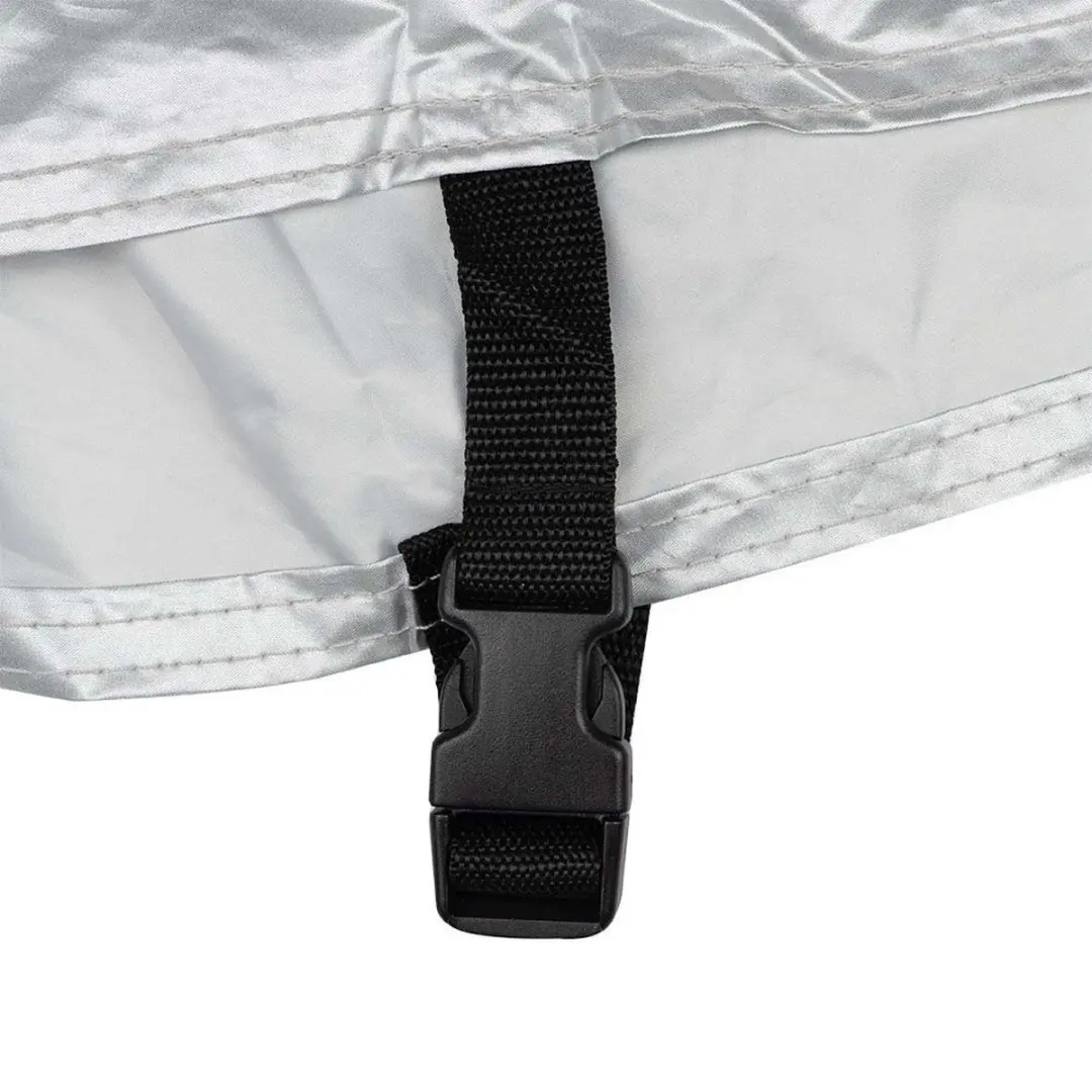 Oxford Aquatex Motorhoes - Zwart/Zilver - XL - afbeelding 4 van 6