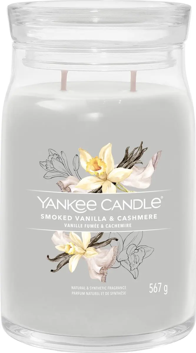 Yankee Candle Smoked Vanilla & Cashmere Geurkaars