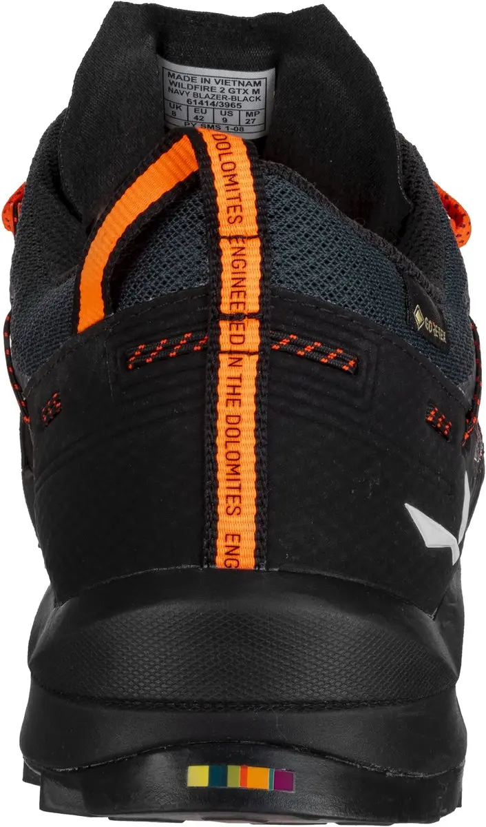 Salewa Wildfire 2 GTX Boots - Blauw/Oranje/Zwart - afbeelding 5 van 6