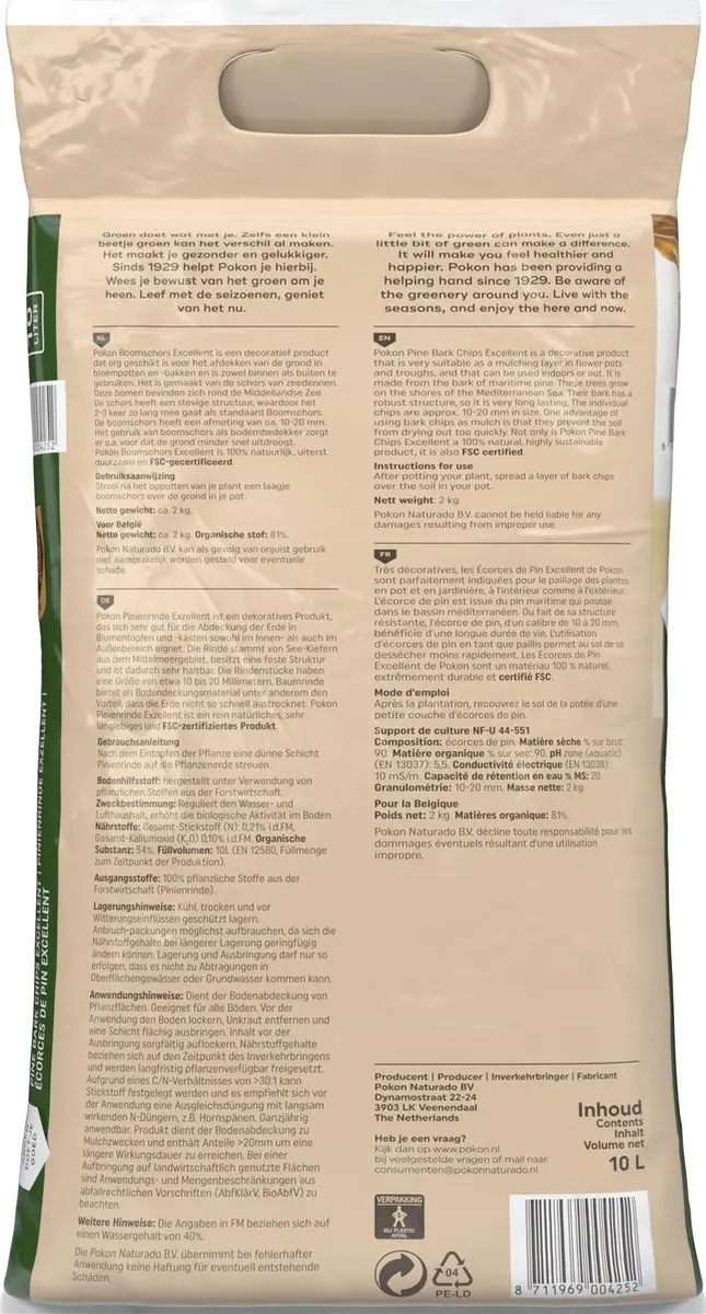 Pokon Boomschors Excellent 10L - afbeelding 5 van 5