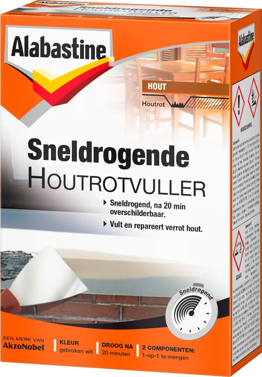 Alabastine Sneldrogende Houtrotvuller 2K 465g