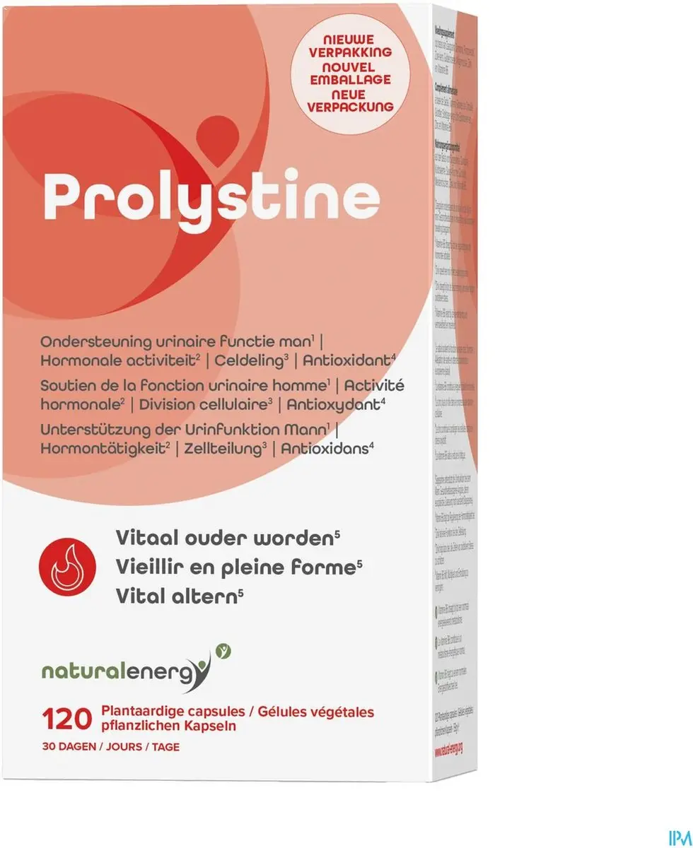 Natural Energy Prolystine 120 Vegan Capsules