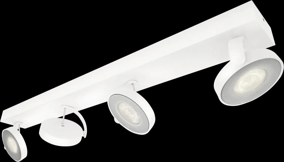 Philips Clockwork Opbouwspot 4-lichts - Wit - afbeelding 6 van 6