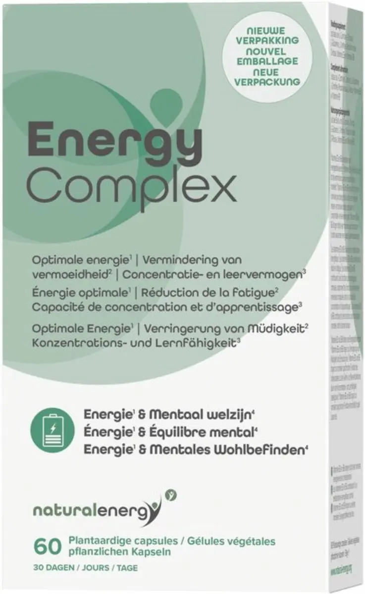 Natural Energy Energy Complex 60 Vegan Capsules