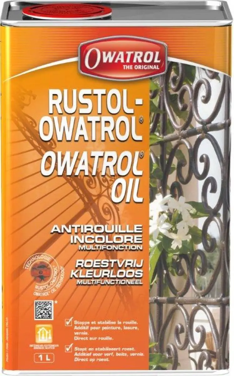 Owatrol Rustol Antioxiderende Olie 1L - Hout - Kleurloos - afbeelding 3 van 4
