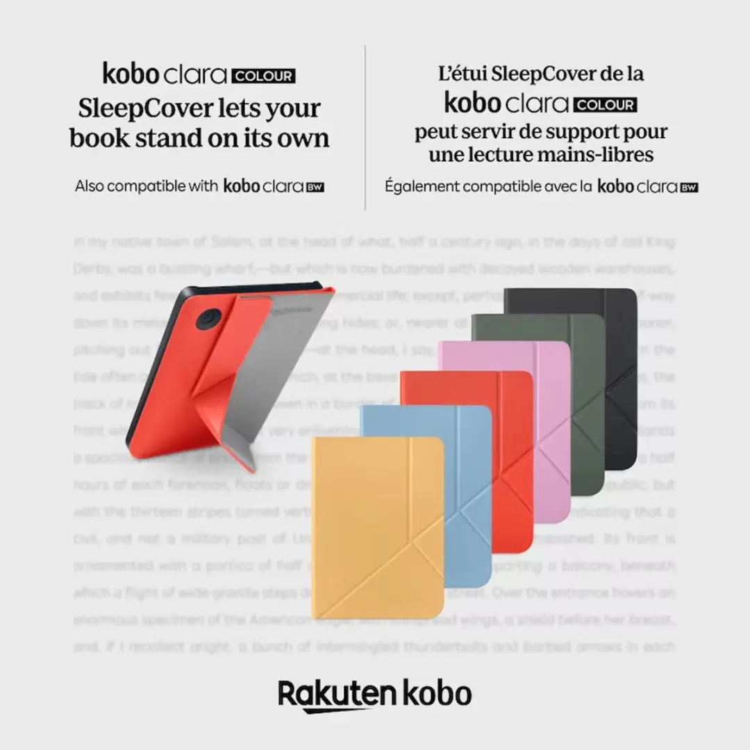 Kobo Clara Hoes - Blauw SleepCover - afbeelding 3 van 6