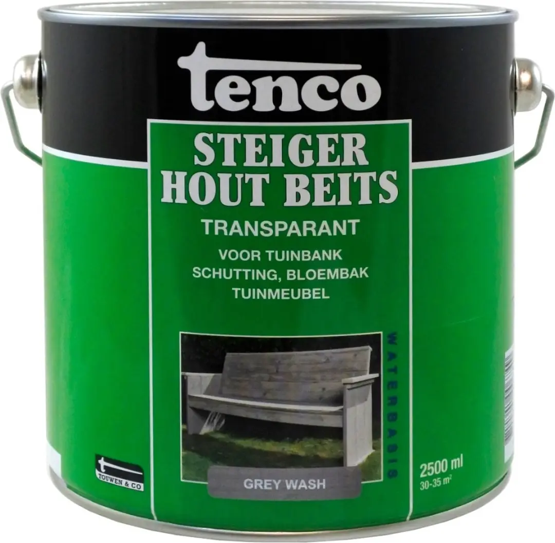 Tenco Steigerhoutbeits Grey Wash 2,5L - afbeelding 2 van 6