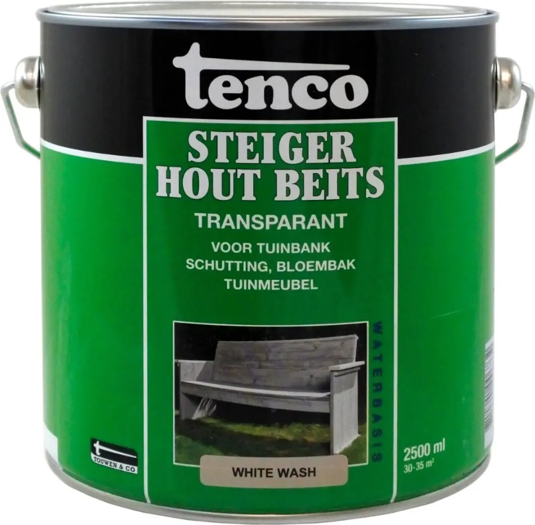 Tenco Steigerhoutbeits White Wash 2,5L - afbeelding 2 van 6