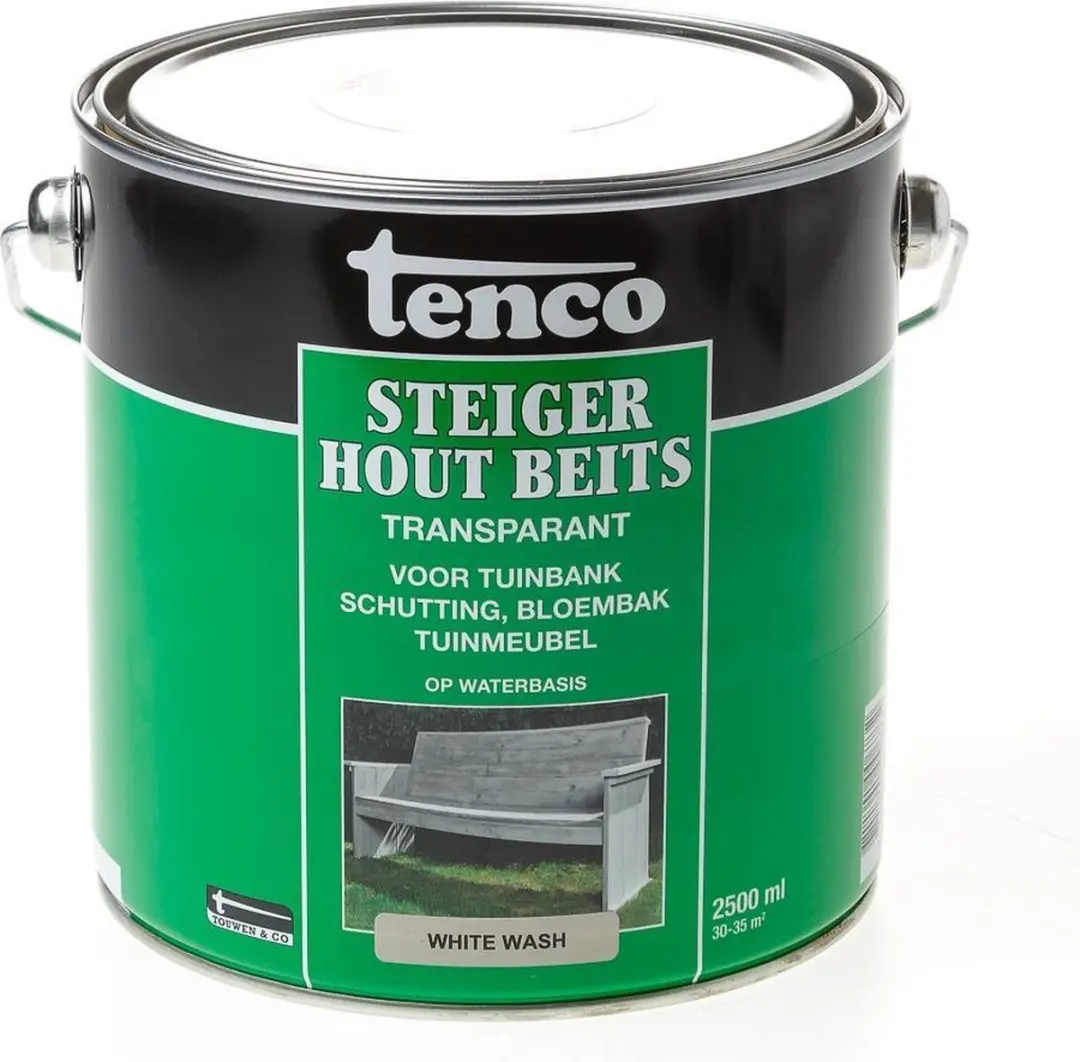 Tenco Steigerhoutbeits White Wash 2,5L - afbeelding 3 van 6