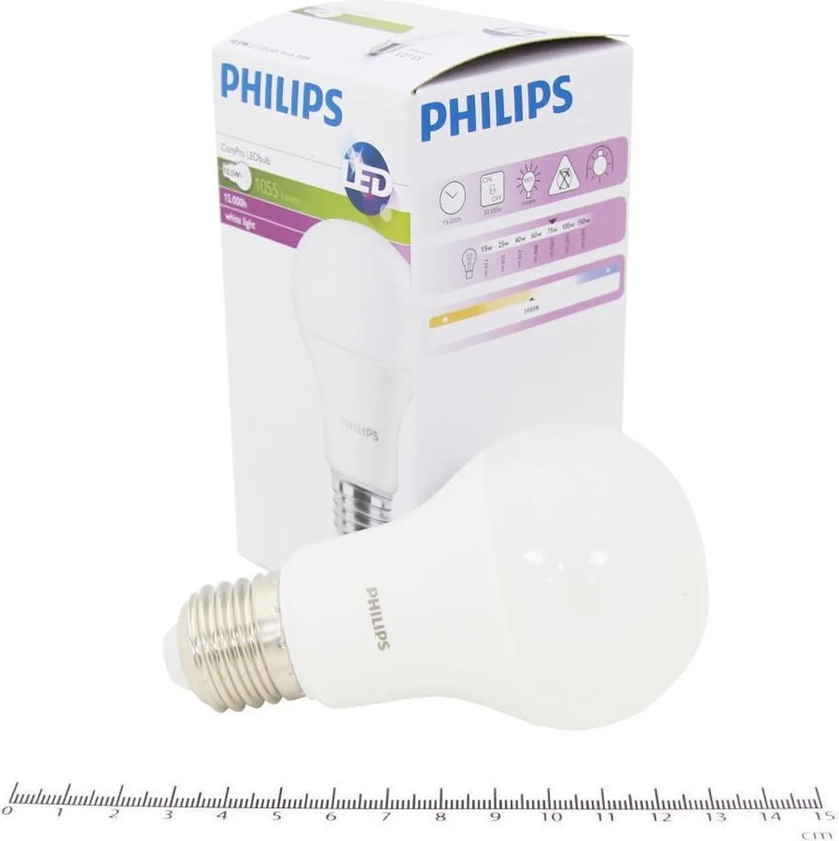 Philips Corepro LED E27 Peer Mat 10.5W - 1055lm Warm wit