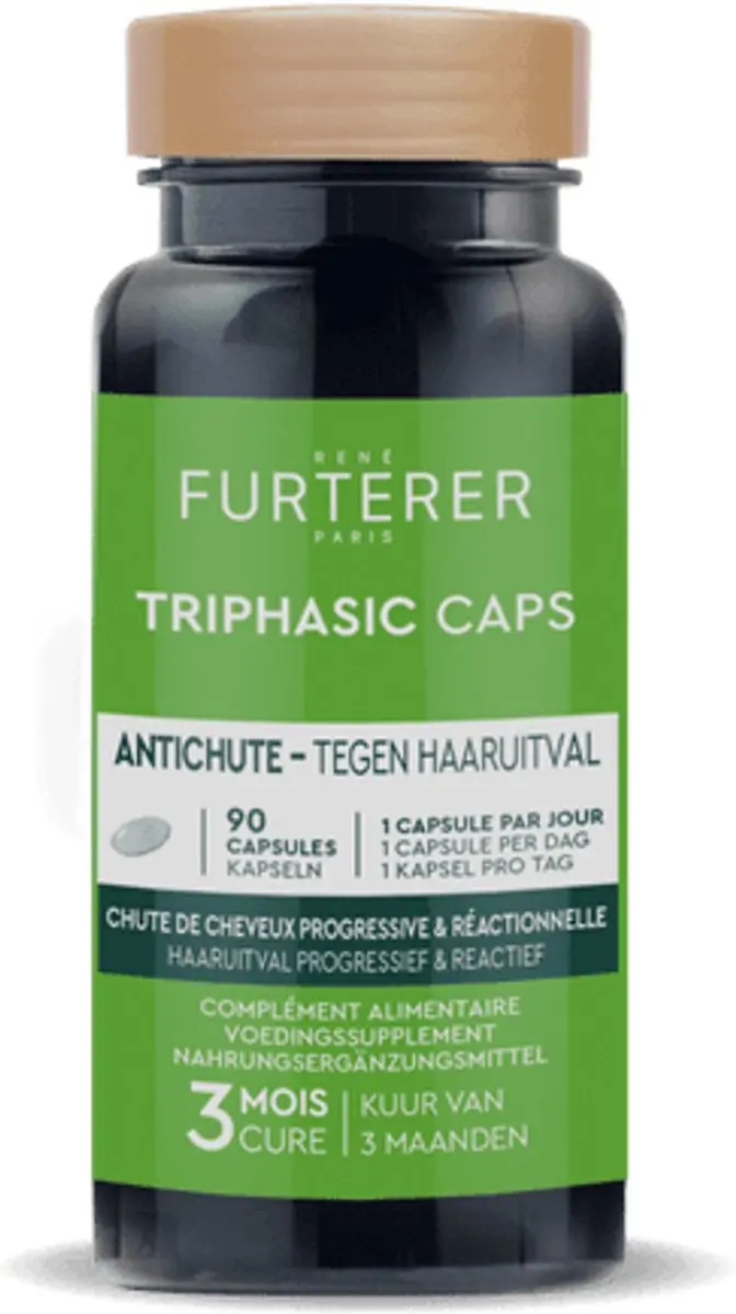 Rene Furterer Triphasic Caps Haaruitval 90 Capsules - afbeelding 2 van 2