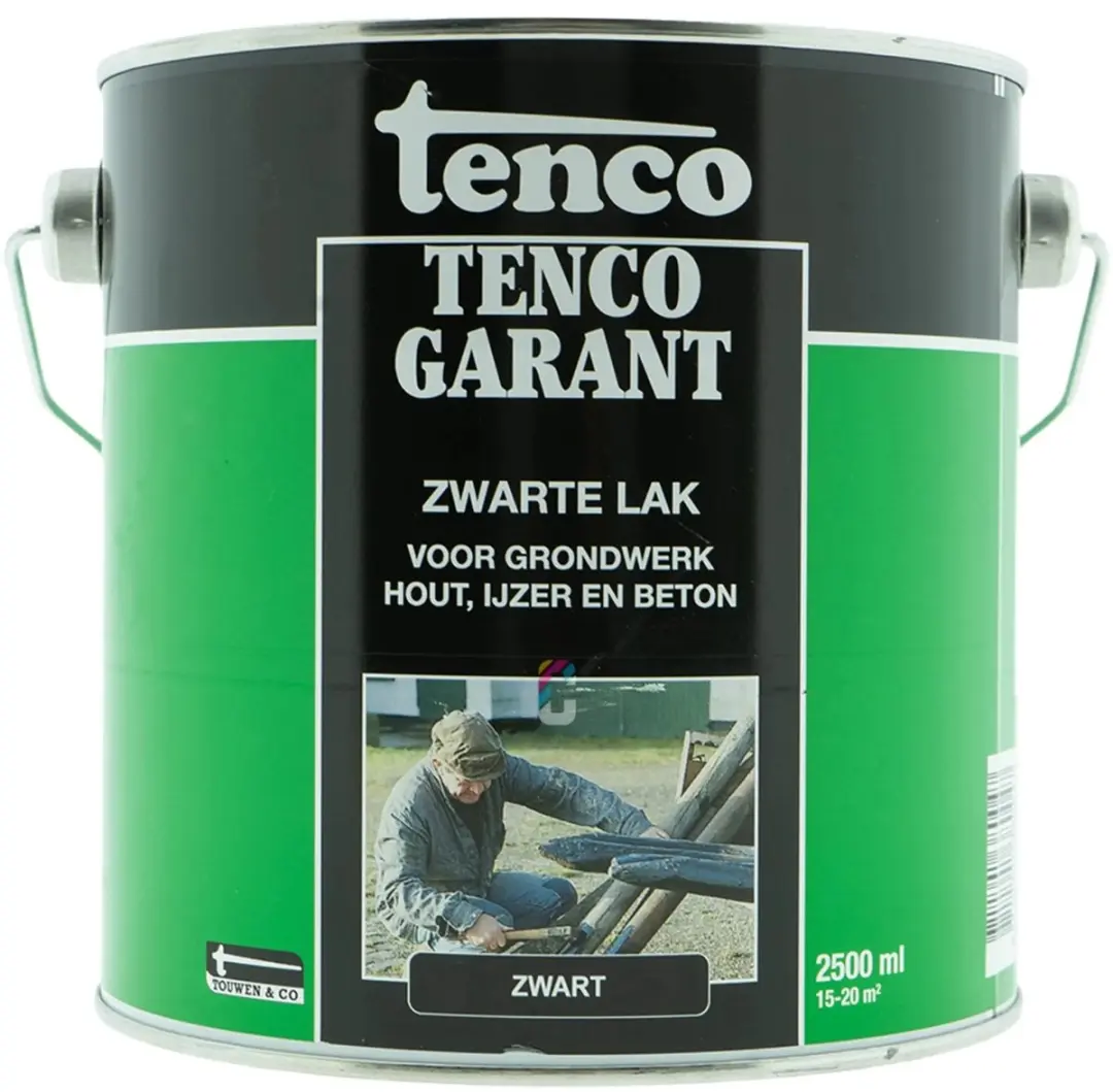 Tenco Tencogarant Zwarte Lak 2500ml - afbeelding 5 van 6
