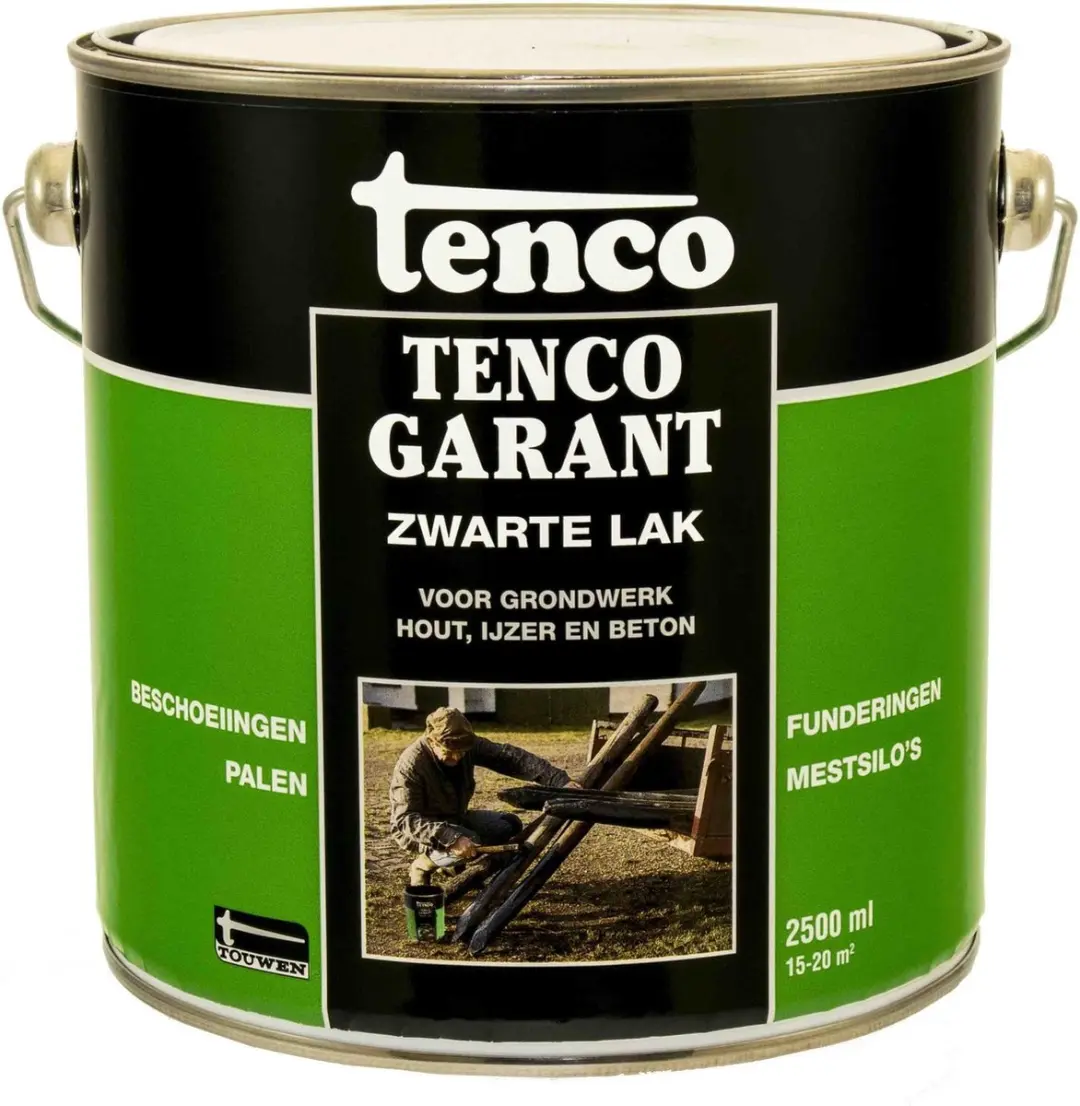 Tenco Tencogarant Zwarte Lak 2500ml