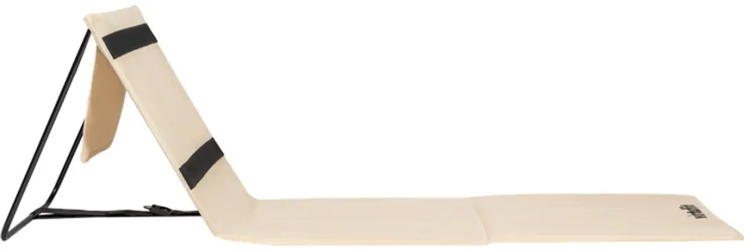Virtufit Strandmat met Rugleuning Set - 2 Stuks Beige - afbeelding 2 van 3
