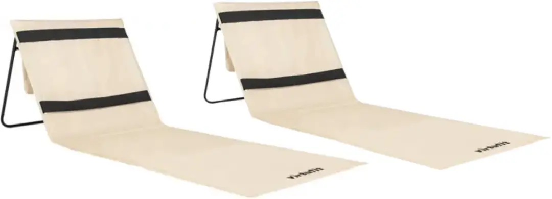 Virtufit Strandmat met Rugleuning Set