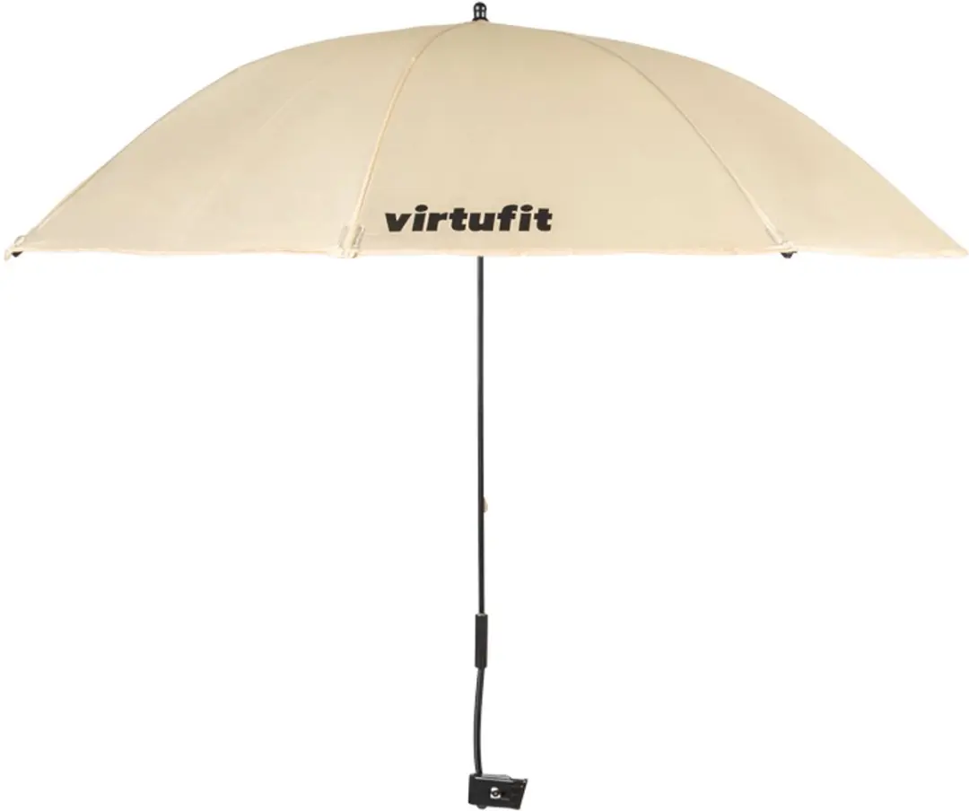 VirtuFit Opvouwbare Camping Stoel + Stoelparasol - Beige - afbeelding 5 van 6