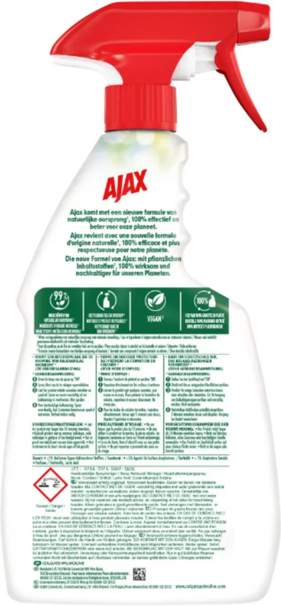 Ajax Spray Shower Power 750ml - afbeelding 2 van 6