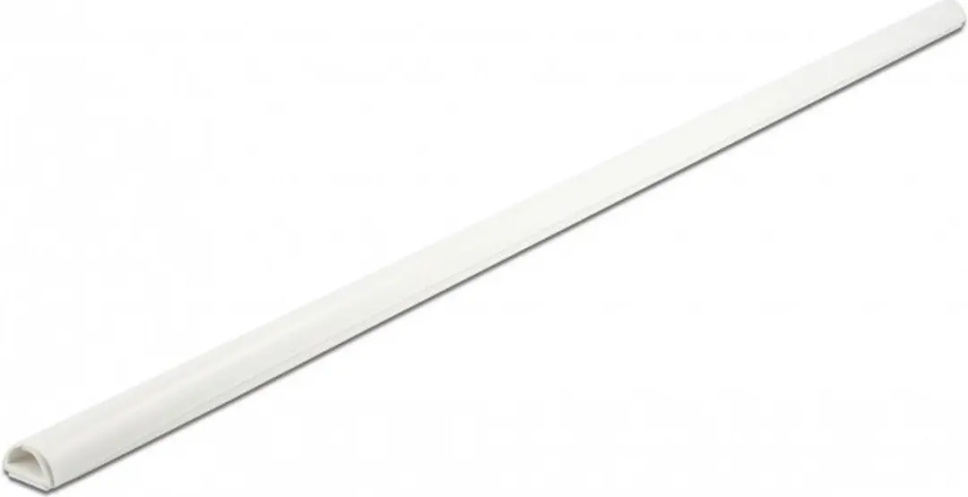 Delock Kunststof Kabelgoot 100x1,5cm - Zelfsluitend Wit - afbeelding 2 van 3