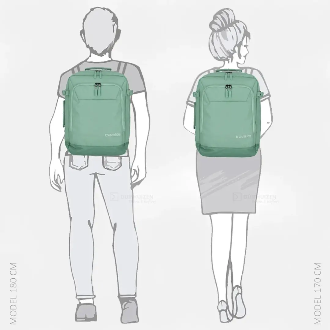 Travelite Kick Off Duffle/Backpack 35L - Sage - afbeelding 5 van 6