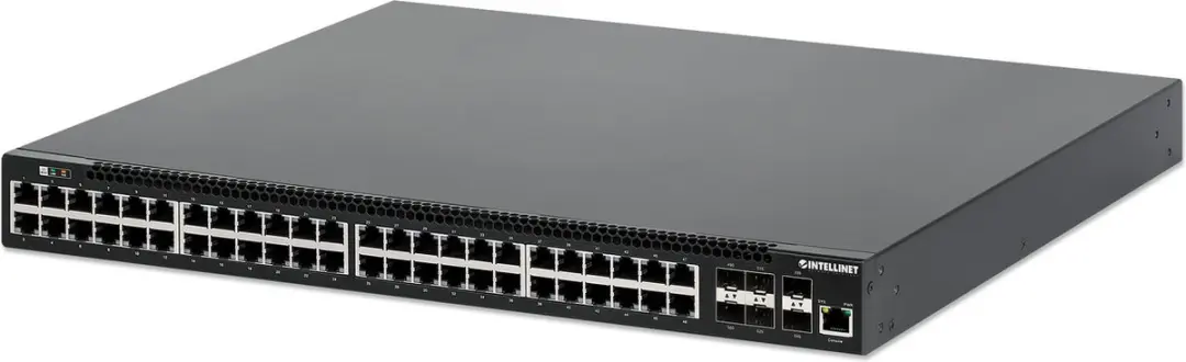Intellinet 562041 Managed L3 Switch 48x PoE+ 1Gbps
