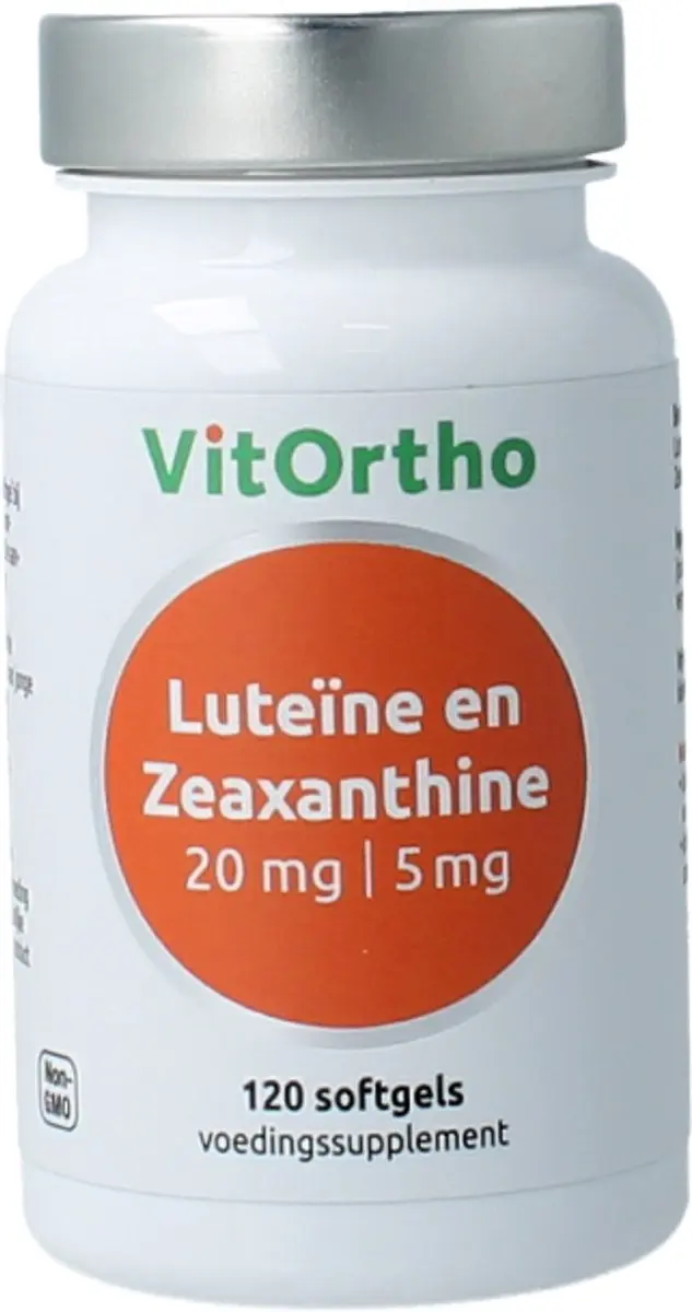 VitOrtho NOW Luteïne & Zeaxanthine 120 Softgels - afbeelding 5 van 5