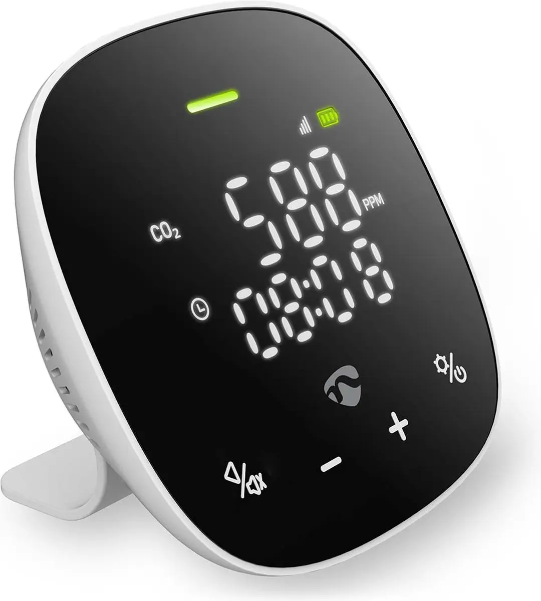 Nedis SmartLife Luchtkwaliteitsmeter CO₂ - Temperatuur/Vochtigheid - Wi-Fi - Zwart - afbeelding 2 van 6