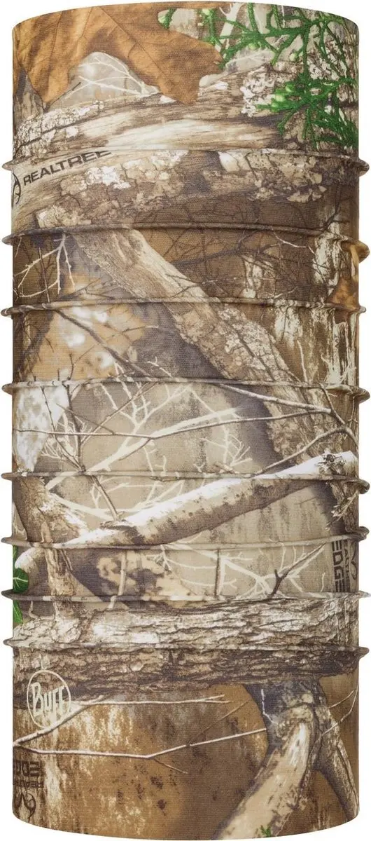 Buff Camu & Angler Coolnet UV Real Tree Edge Nekwarmer