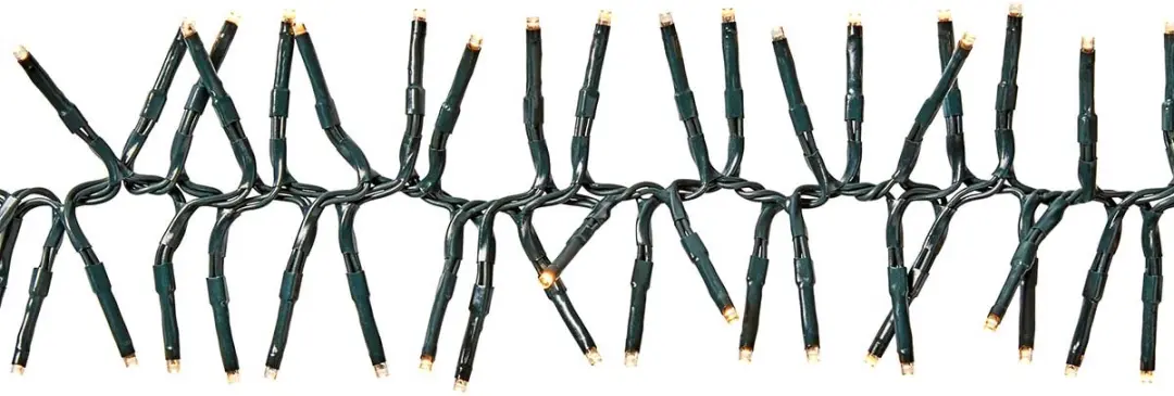 Nedis Kerstverlichting Cluster 1512 Warm Wit 11m - 7 Effecten Groen - afbeelding 4 van 6