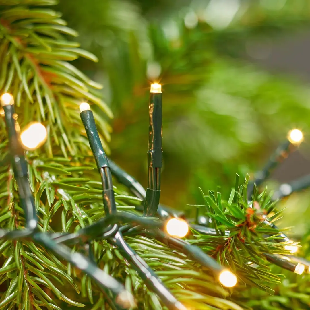 Nedis Kerstverlichting Cluster 1512 Warm Wit 11m - 7 Effecten Groen - afbeelding 6 van 6