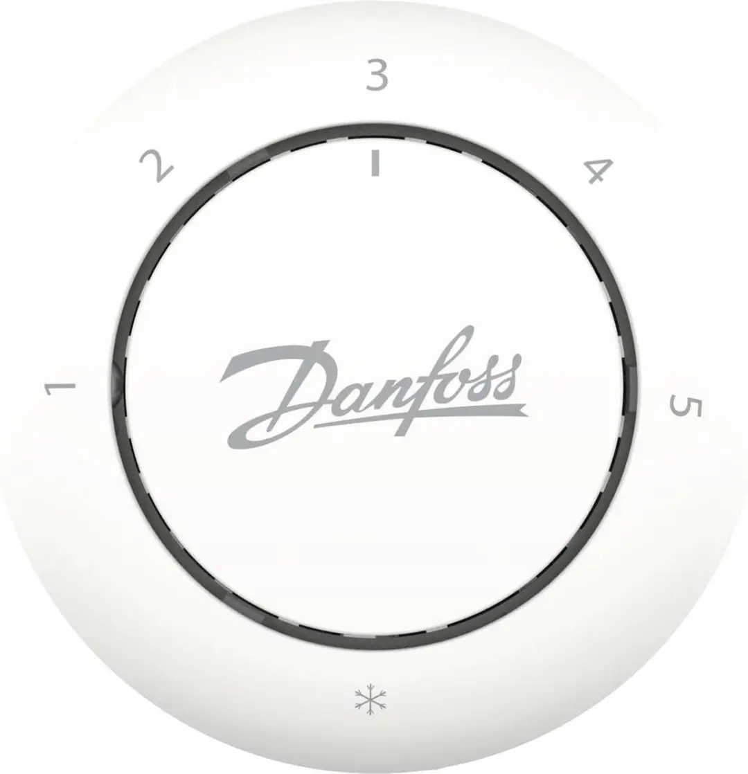 Danfoss Aero RA/V Thermostaatknop 7-28°C 015G4560 - Verkeerswit - afbeelding 3 van 4