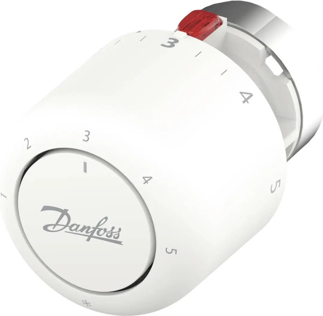 Danfoss Aero RA/V Thermostaatknop 7-28°C 015G4560 - Verkeerswit - afbeelding 4 van 4