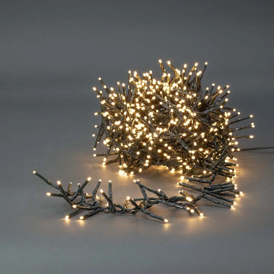 Nedis Kerstverlichting Cluster 576 LED Warm Wit 4.20m - 7 Effecten - afbeelding 6 van 6