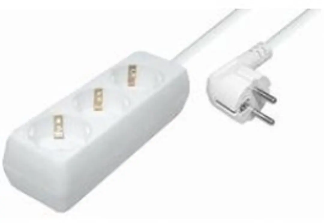 Nedis Randaarde Stekkerdoos 3-wegs 1.5m 3680W Wit